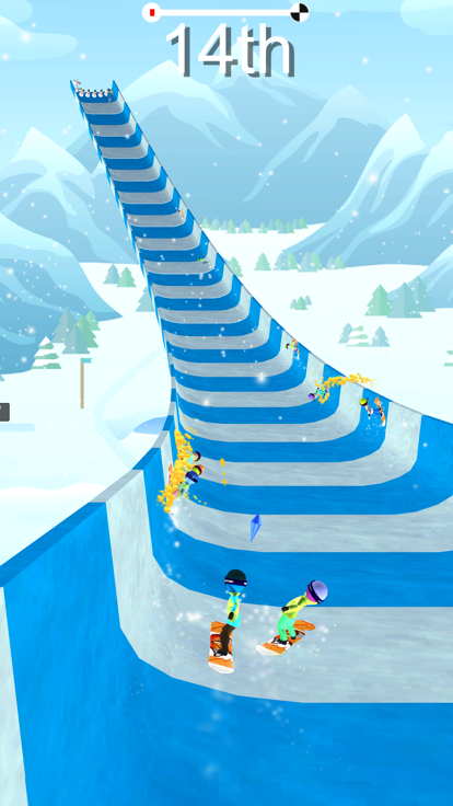Snowslide: Snow Running游戏截图