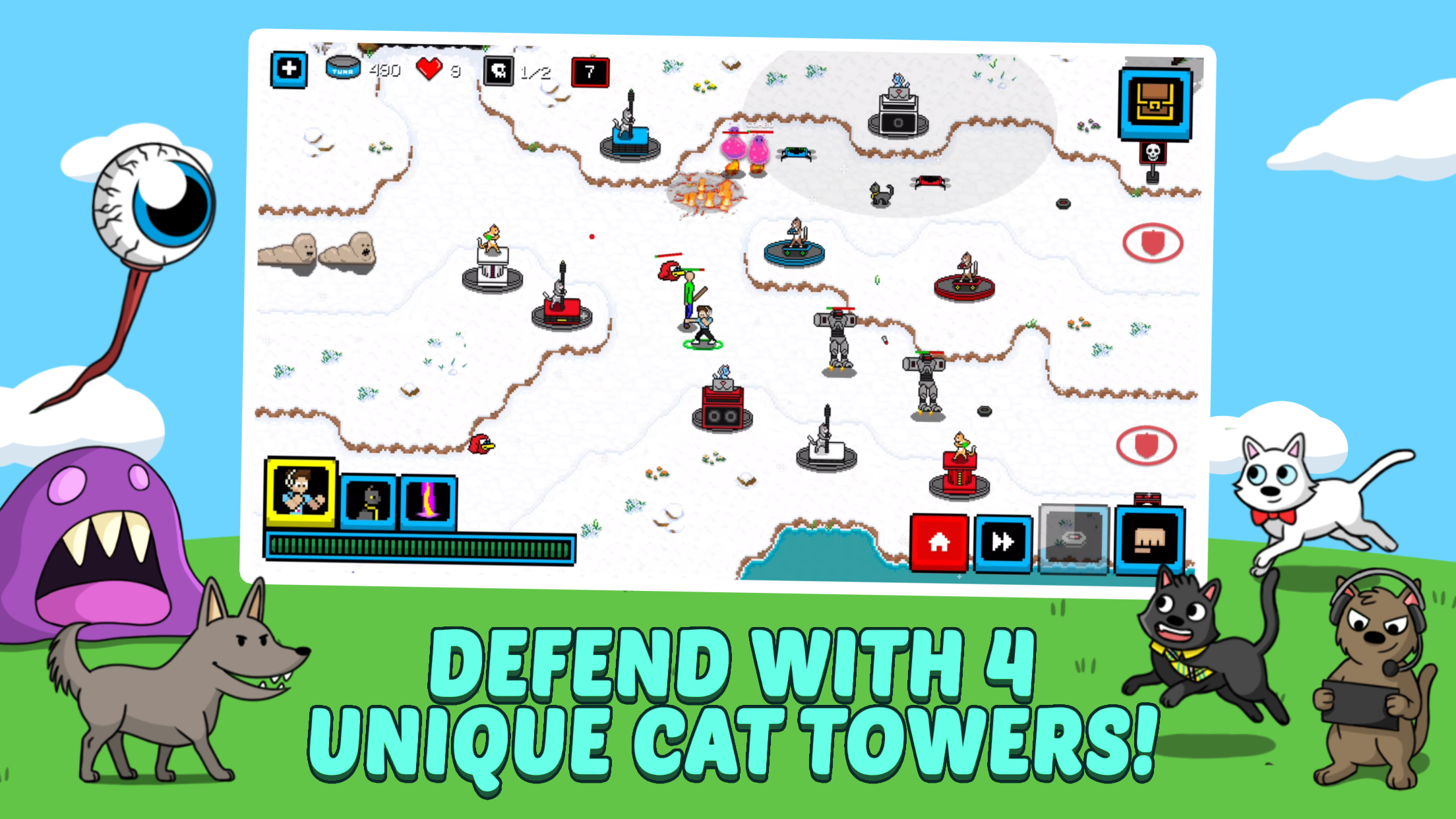 Cats Cosplay Epic Tower Defense Fighting Game Android Download Taptap - roblox rpg denis