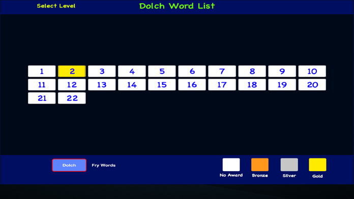 BT Sight Words 1200+ Words游戏截图