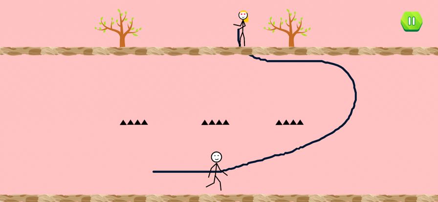 Draw Lines Save Girl Friend游戏截图