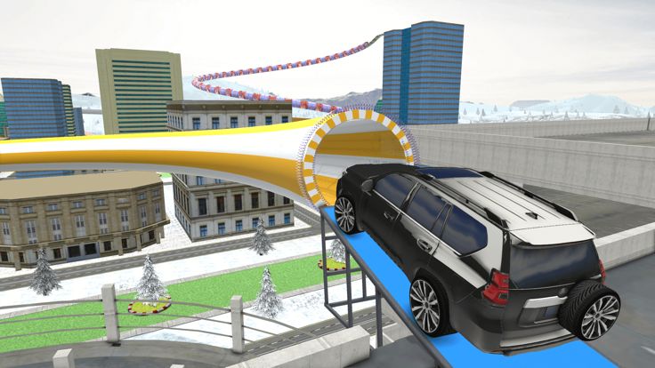 雪驾驶模拟器 3D-4 x 4 普拉多司机游戏游戏截图