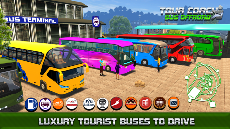 巴士模拟器 - 长途汽车 - 前往中国游戏截图