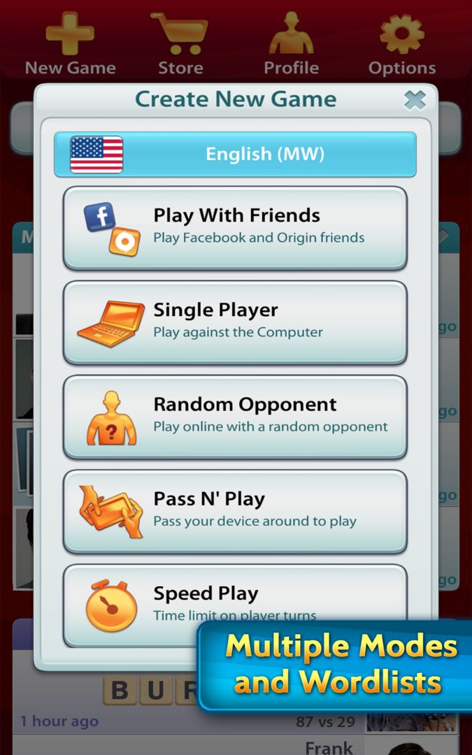 SCRABBLE游戏截图