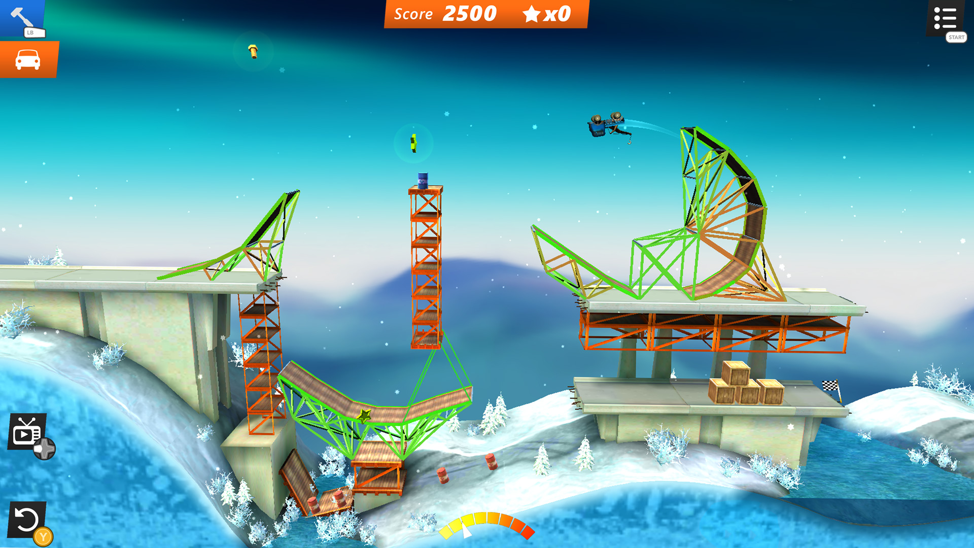 Bridge Constructor Stunts游戏截图