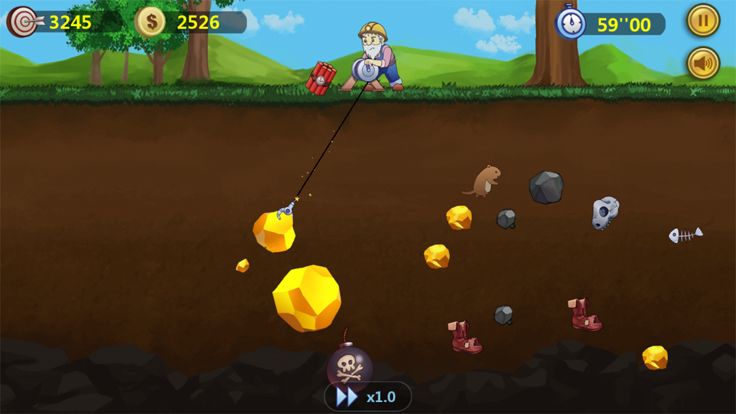 黄金矿工-经典版游戏截图