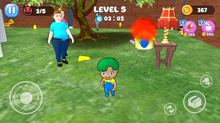 Daddy Survivor: Rainbow Prank游戏截图