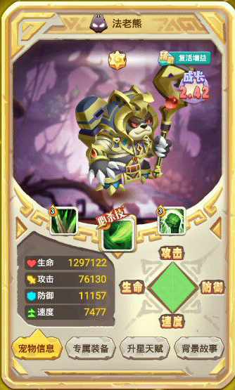 【新宠物：法老熊】