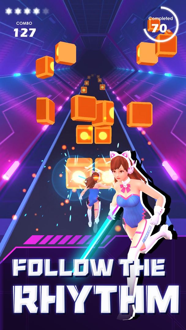 Screenshot of Beat Saber ! - Rhythm Game