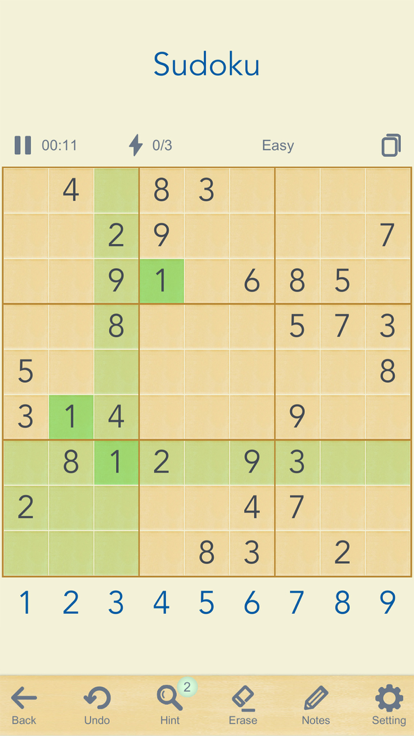Sudoku Wing游戏截图