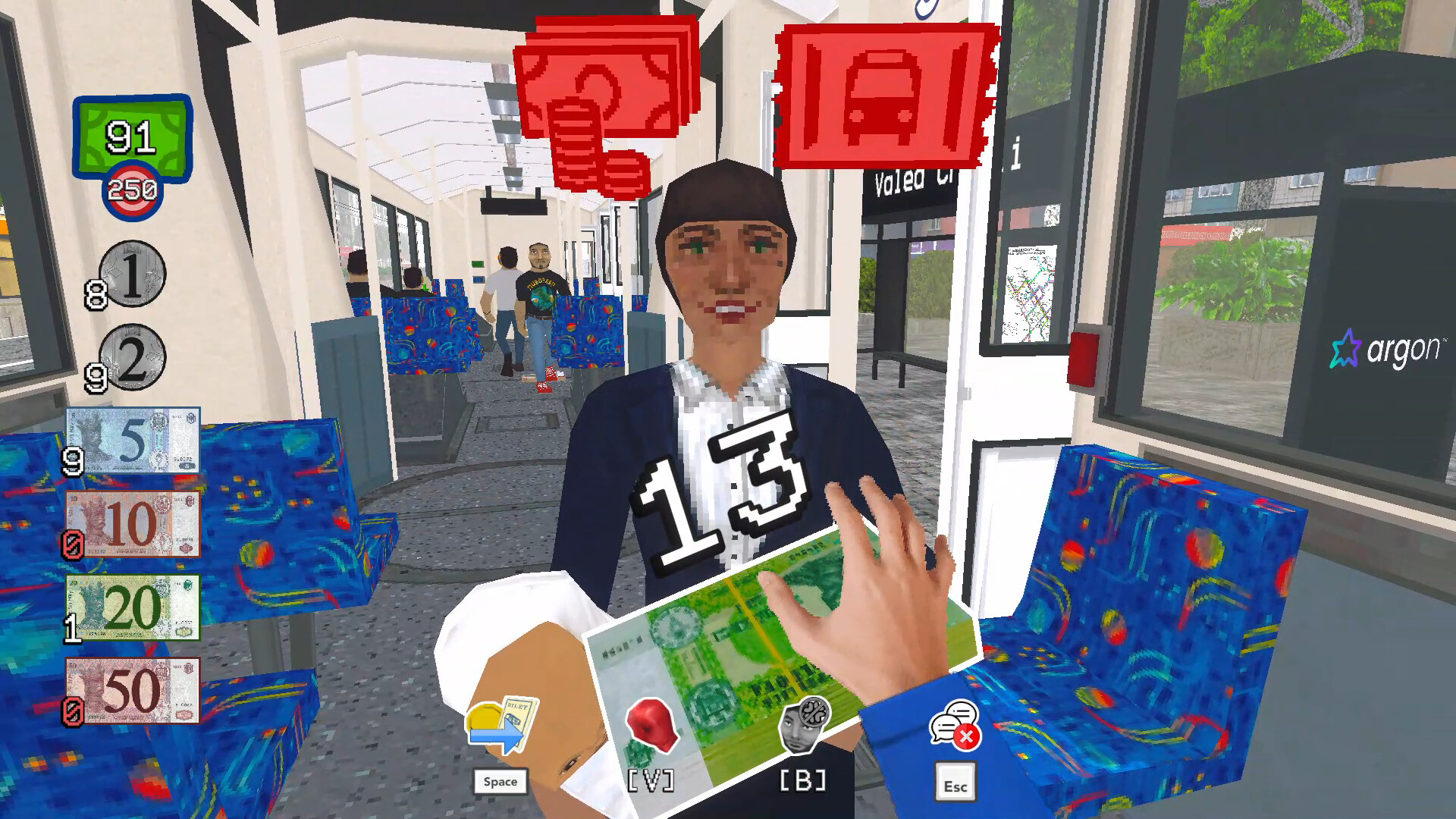  没票？下车！游戏截图