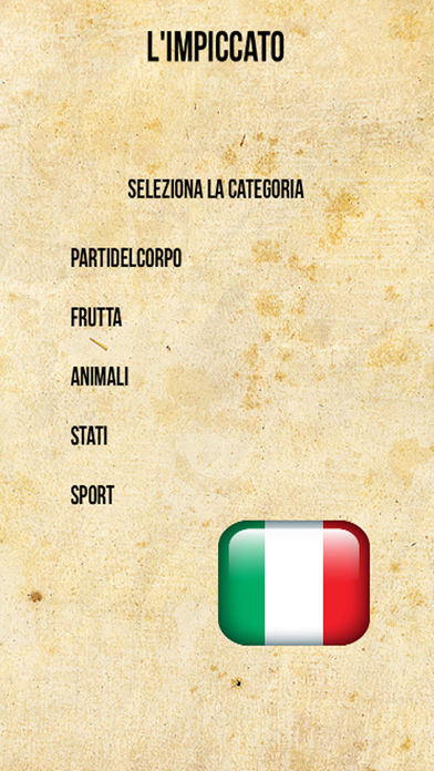 L'impiccato Gioco - Hangman ( Italian )游戏截图