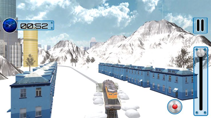 Snow Plowing Train Simulator游戏截图