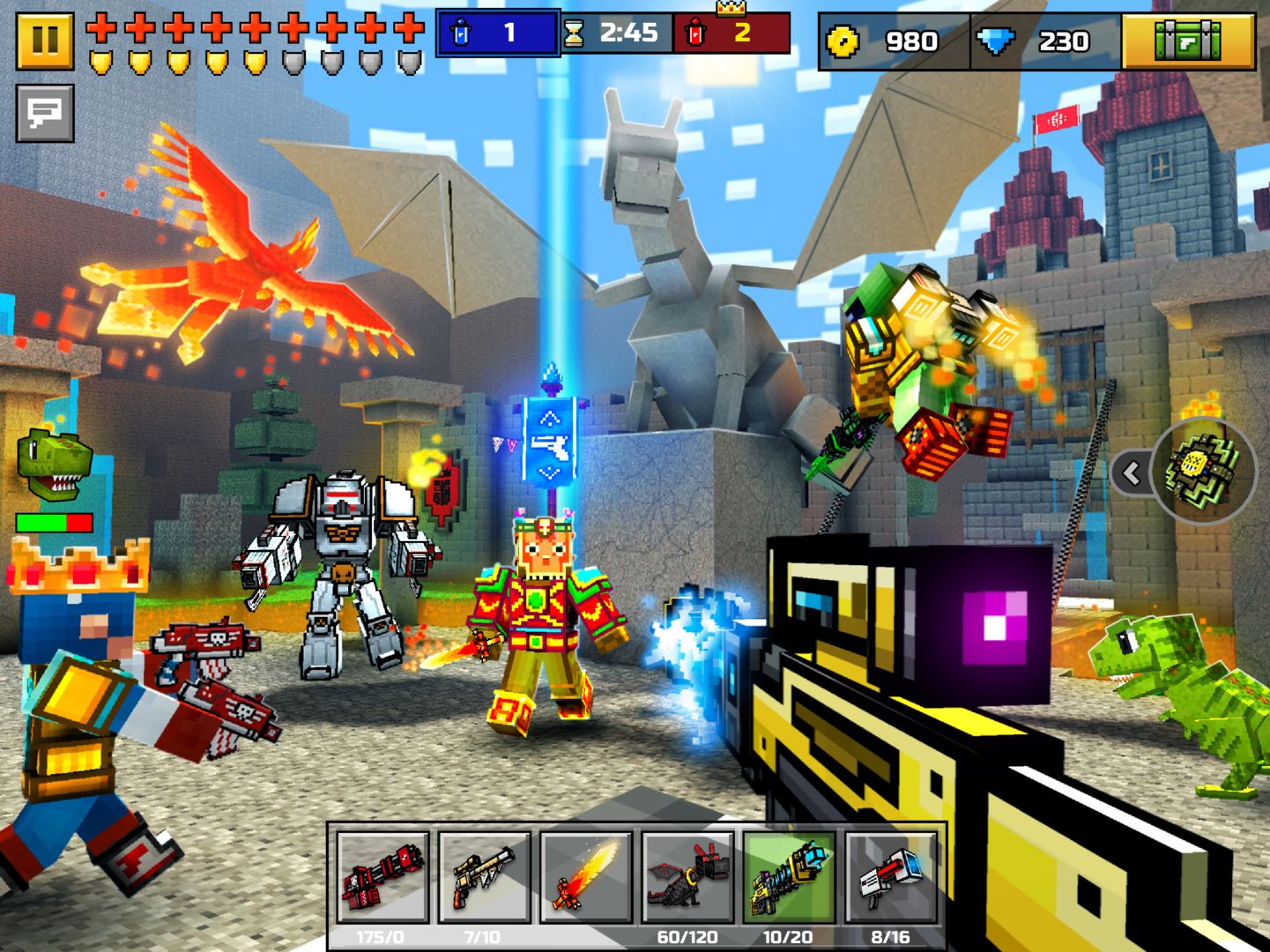 Screenshot of Pixel Gun 3D: Survival shooter & Battle Royale