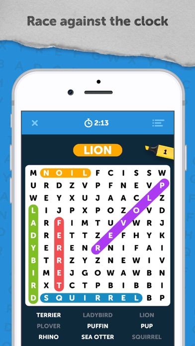 Infinite Word Search Puzzles游戏截图