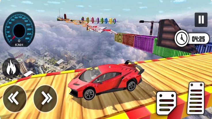 美佳 坡道 普拉多 汽车 特技游戏截图