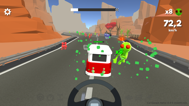 Car Escape 3D Zombie Attack游戏截图