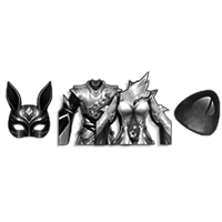 云间金月·衣*1、狐兔兔*1、3级攻击宝石*1