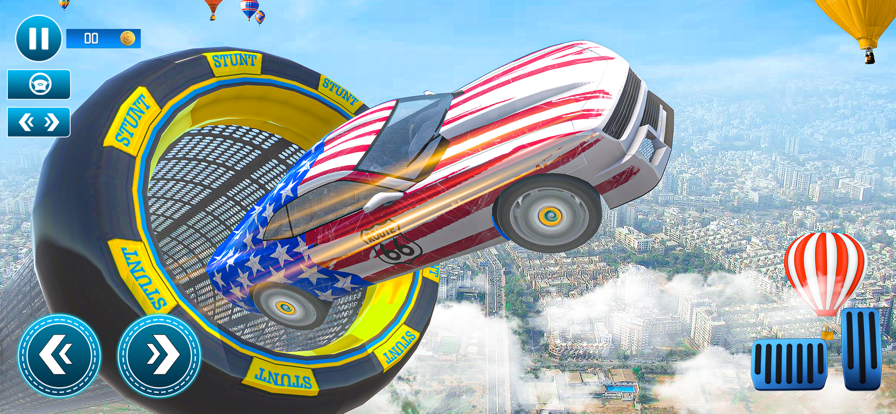 Sky Driving Car Racing Game 3D游戏截图