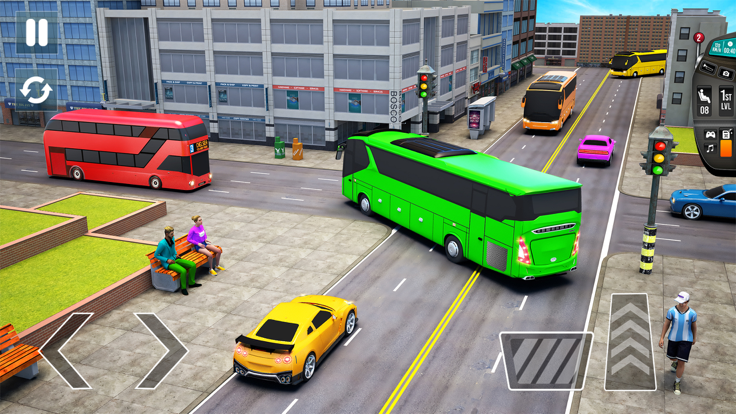 巴士司机: 超级 驾驶模拟巴士游戏 2023游戏截图