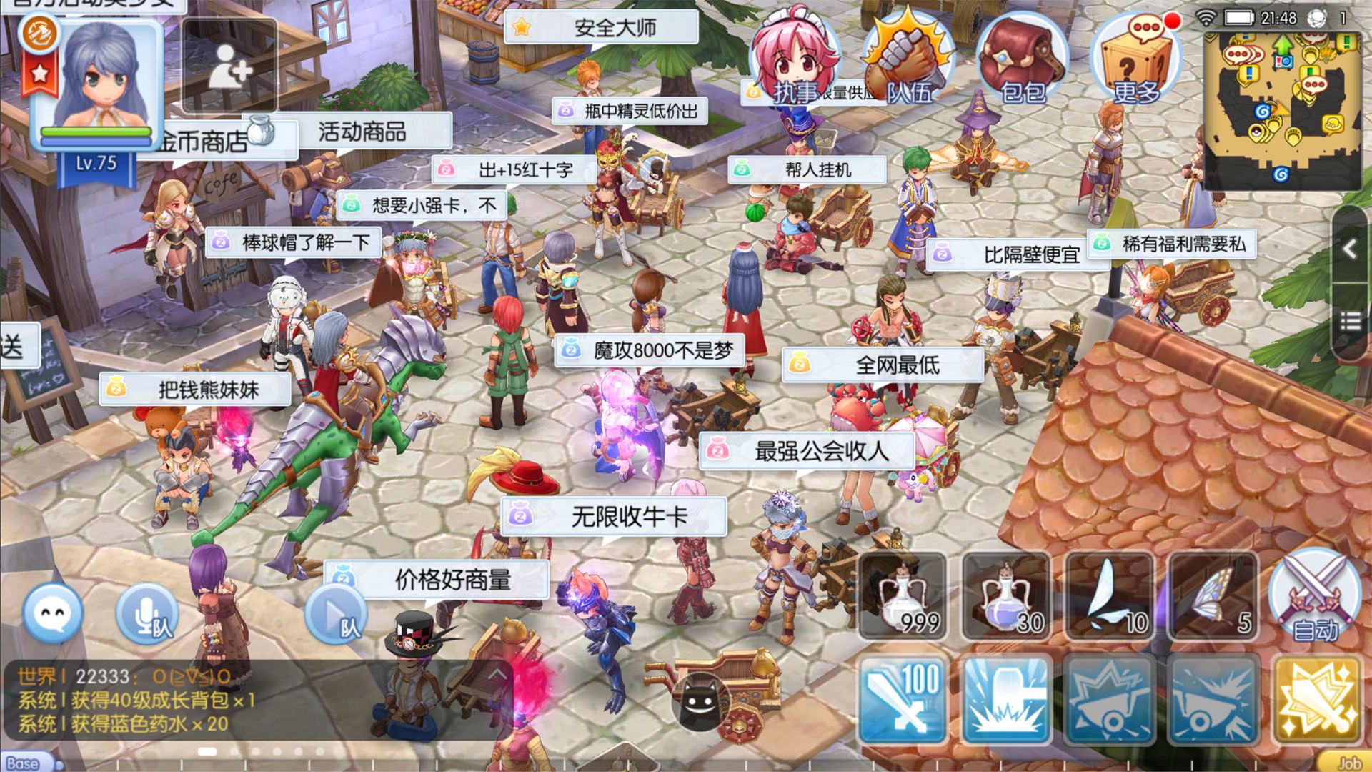 Screenshot of 仙境传说RO测试服（预言之地）