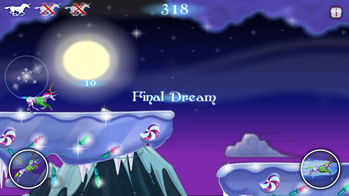 Robot Unicorn Attack Christmas Edition游戏截图