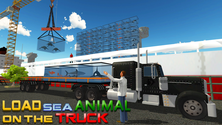 越野海洋动物卡车运输和驾驶模拟游戏截图
