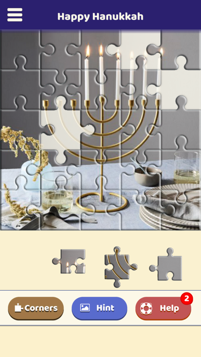 Happy Hanukkah Puzzle游戏截图