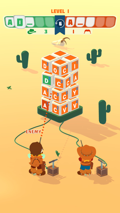 Cowboy Word Duel游戏截图