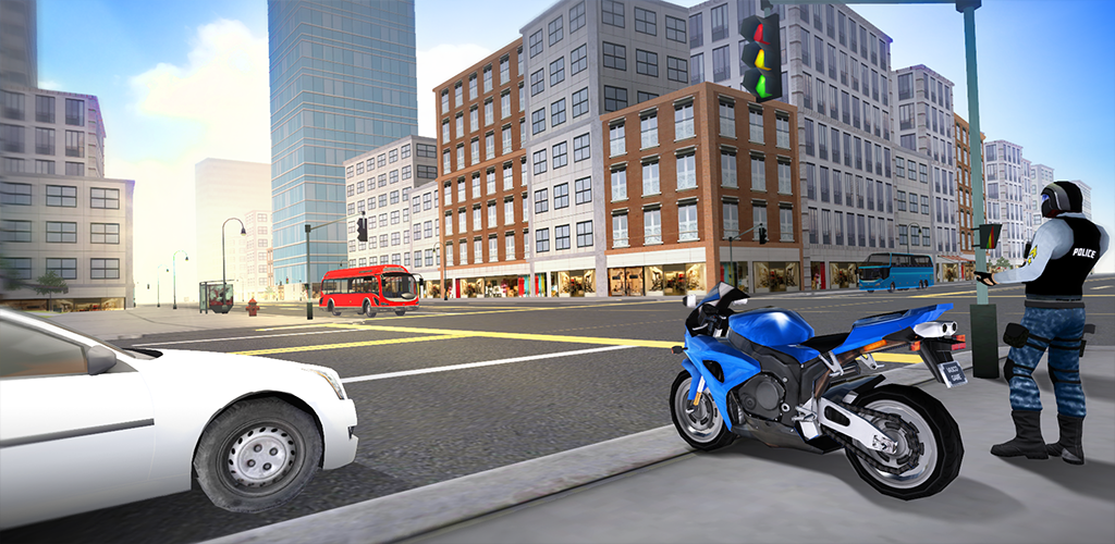 警用摩托车模拟器3D游戏截图