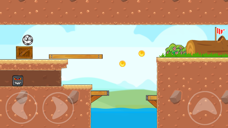 Bossy Ball 4 - 红球游戏游戏截图