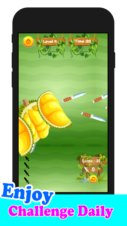 Knife Hit Fruits游戏截图