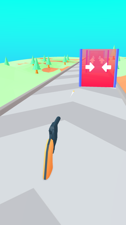 Multibarrel Gun Run游戏截图