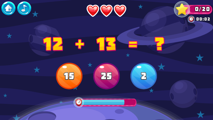 1st Grade Math - Learning Game游戏截图