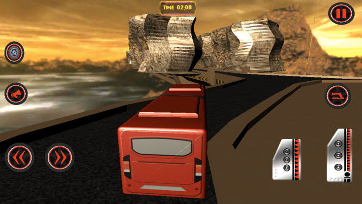 Hill Metro Bus Simulator 3d游戏截图