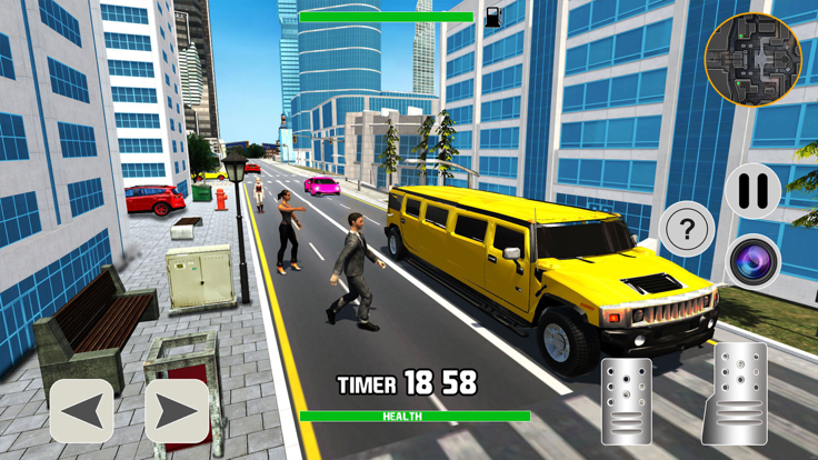 Limousine Taxi Driving 3D游戏截图