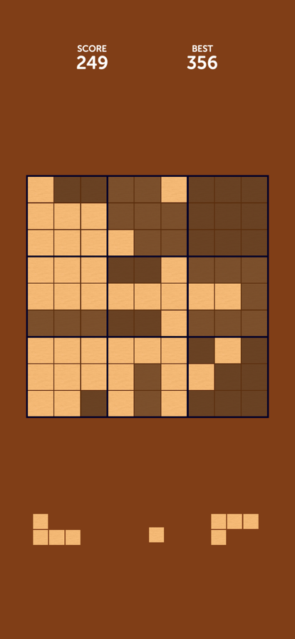 Wood Block Puzzle - Grid Fill游戏截图