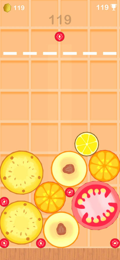 Merge Watermelon Drop Fruit游戏截图