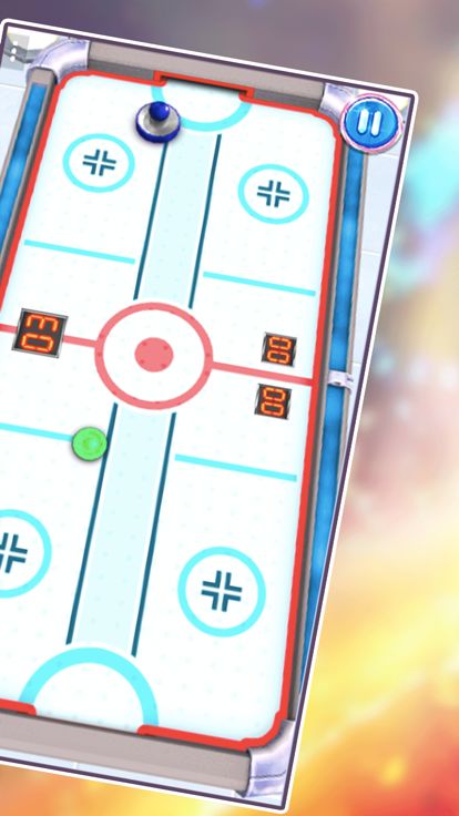 桌上冰球游戏 - 趣味桌球模拟对抗游戏截图