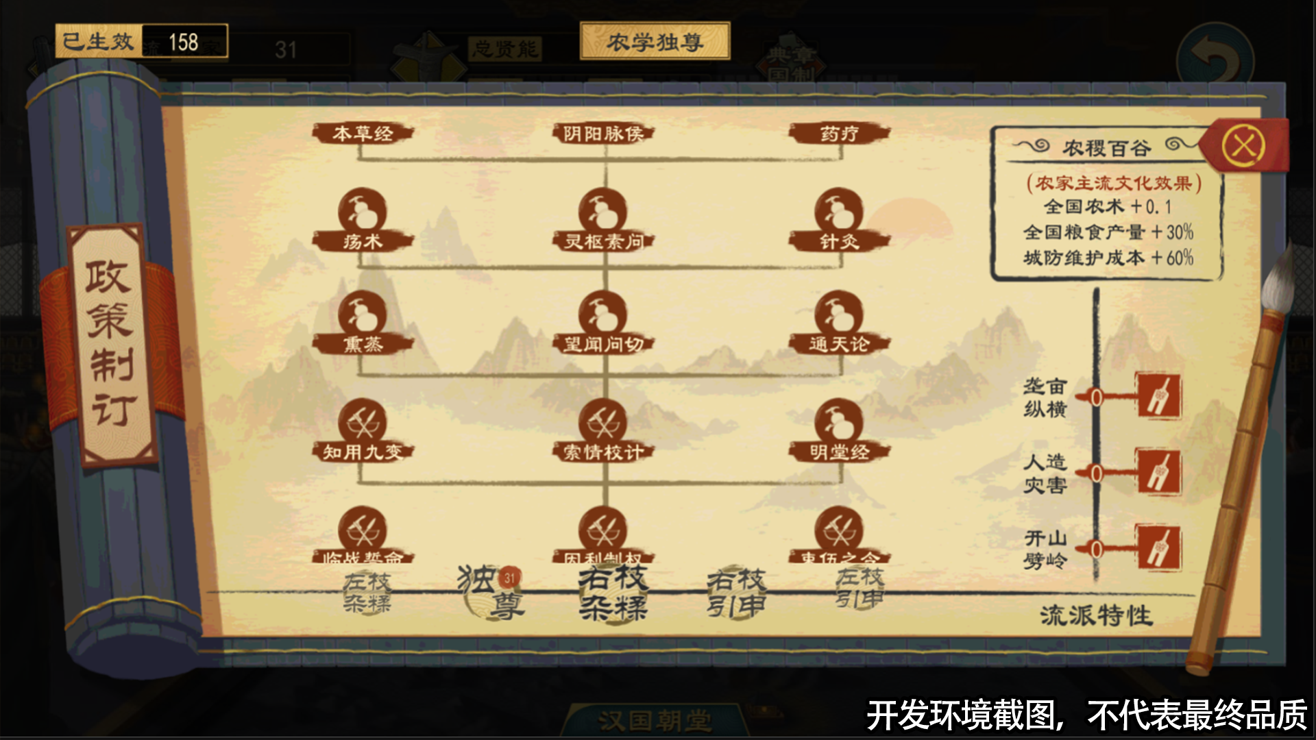 国族阶段政策系统