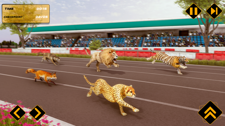 野生动物赛马游戏截图