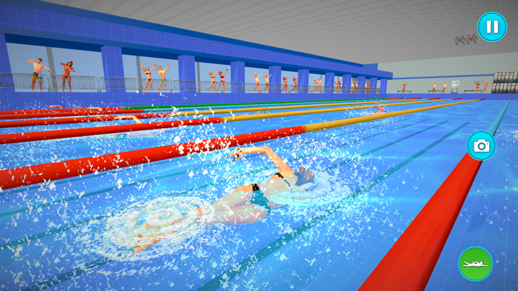 Swimming Pool Water Flip Race游戏截图