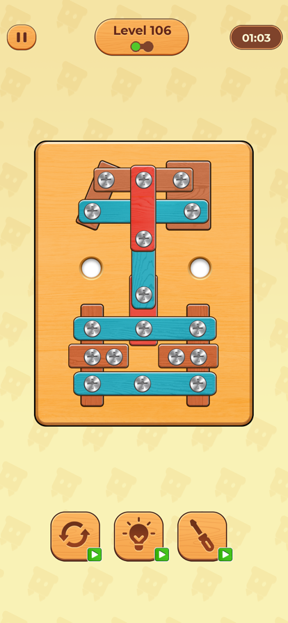 Screw Puzzle: Nuts & Bolts游戏截图