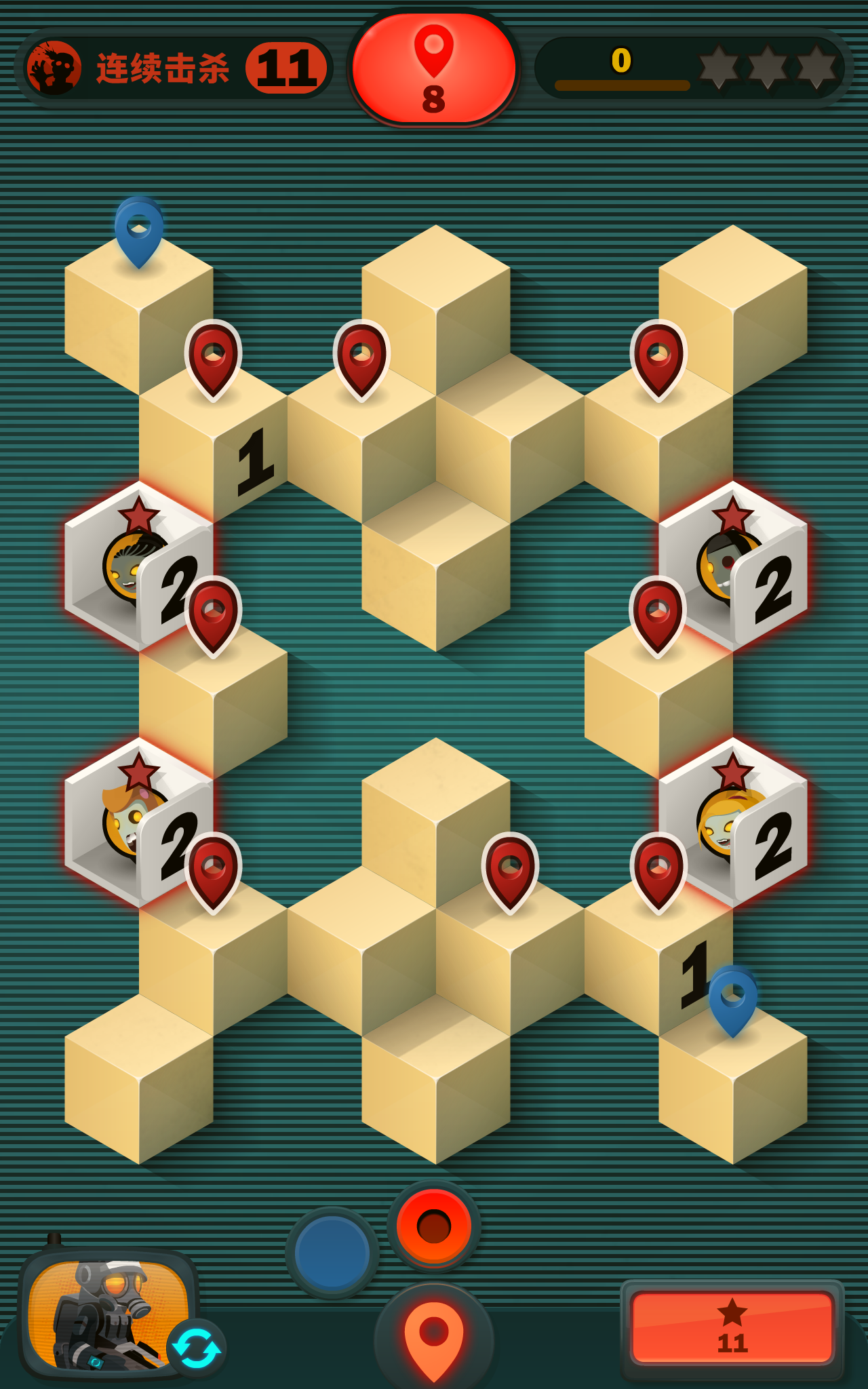 zombie sweeper - 踩地雷动作益智游戏