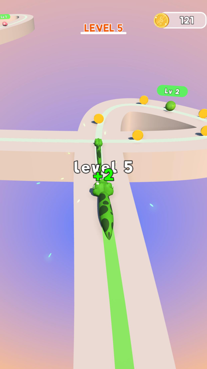 Level Up Snakes!游戏截图