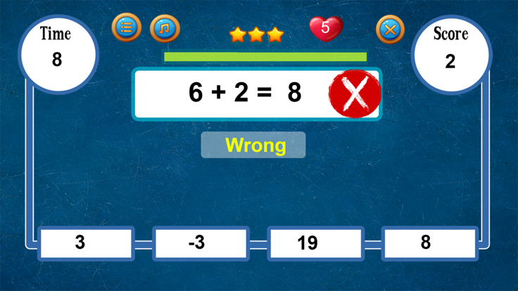Math Game Addition Subtraction游戏截图
