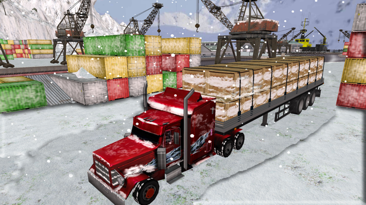 盛大雪卡车模拟 货运卡车司机 3D游戏截图