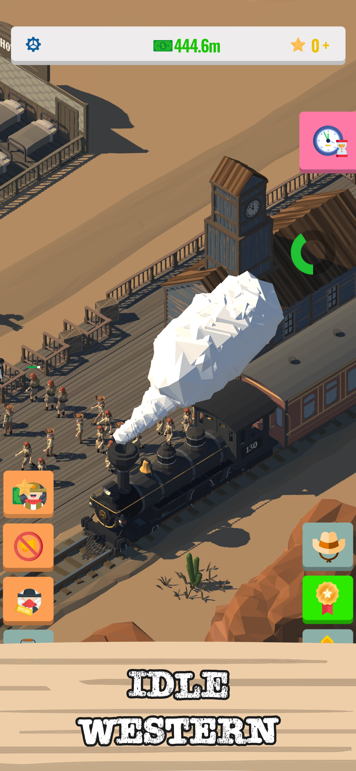 Idle Wild West 3d - Business Clicker Simulator游戏截图