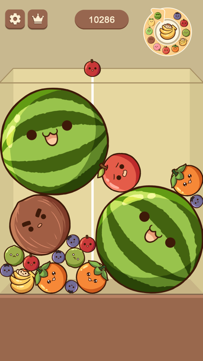 Watermelon Drop: Fruit Merge游戏截图