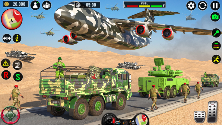 Army Truck Drive Offroad Game游戏截图