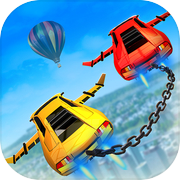 Impossible Flying Chained Car Games